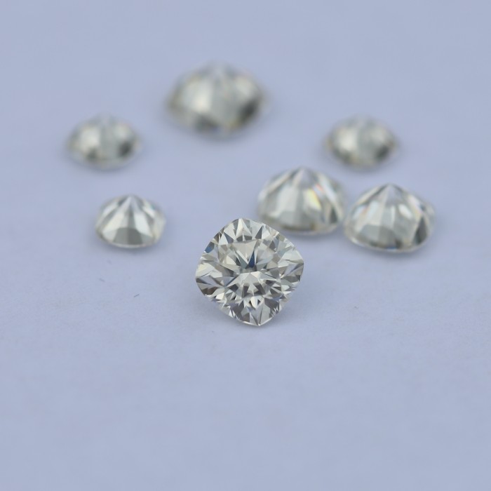 moissanite cushion cut in stock wholesale DEF